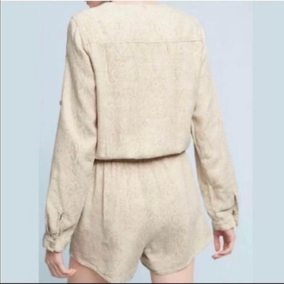 Anthropologie Cloth&Stone Revolve Dahl SnakePrint Jumper Size SMALL - Picture 3 of 11